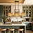 3 - Light Hand-Woven Kitchen Island Pendant