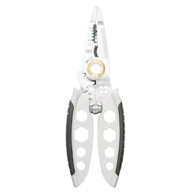 Multipurpose Wire Stripper High Density Professional Crimping Tool Wrench Function Stripping Cutting Crimping Splitting Tool