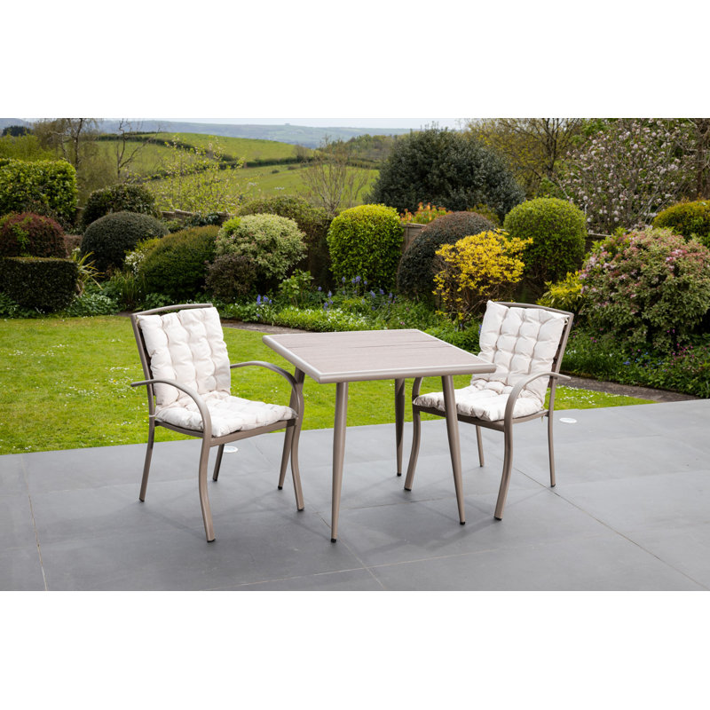 Westervelt 4 - Person Patio Dining Set with Square Table , Cushions Included