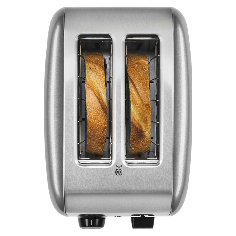 KitchenAid® 2-Slice Toaster with Manual Lift Lever, Contour Silver