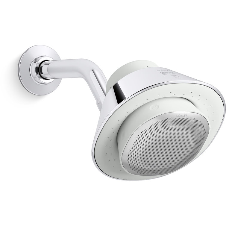 KOHLER Moxie 1.75 gpm Shower Head with Waterproof Speaker Featuring Bluetooth Wireless Technology and sound by Harman Kardon