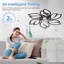Ventilateur de plafond 25,5 po avec lumières, télécommande 3 températures de couleur, ventilateur à 6 vitesses