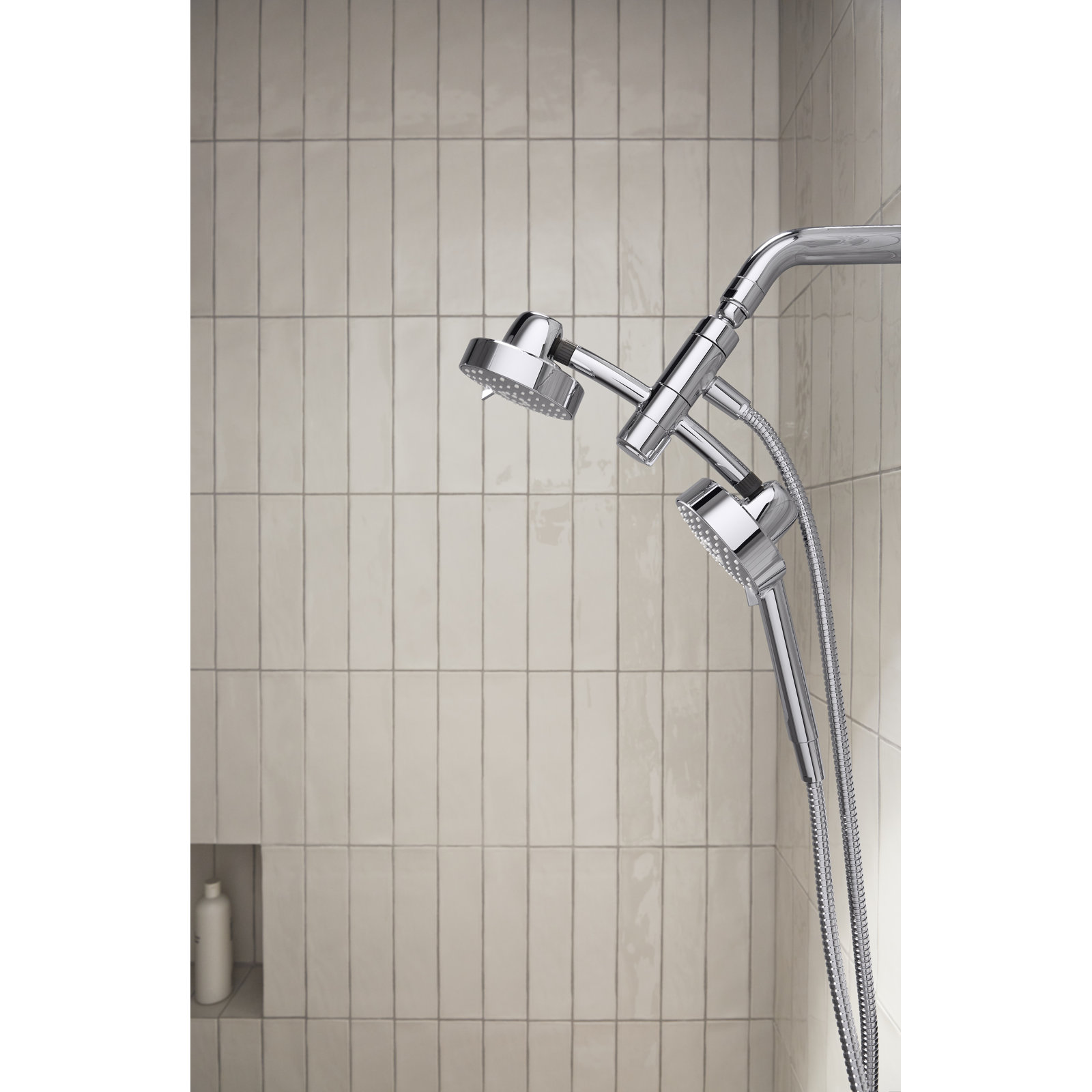 Awaken 1.75 GPM 2-in-1 Shower Combo Kit, Chrome