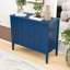 Buffet rustique en bois avec tablettes réglables et poignées en métal-1670651384
