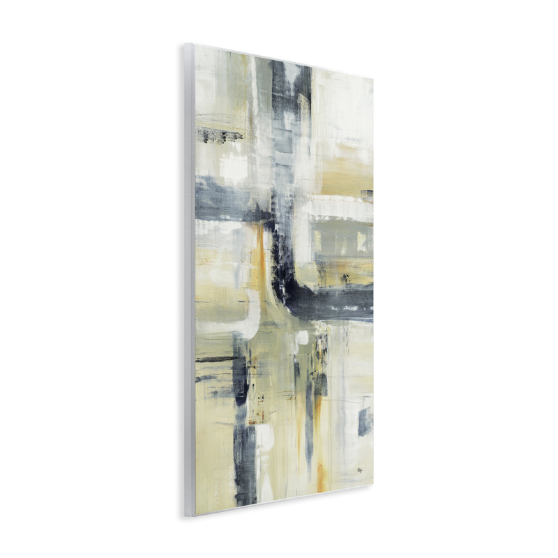 Plaque murale expressive subtile neutre, design par Lisa Ridgers, H 15 po x l 10 po