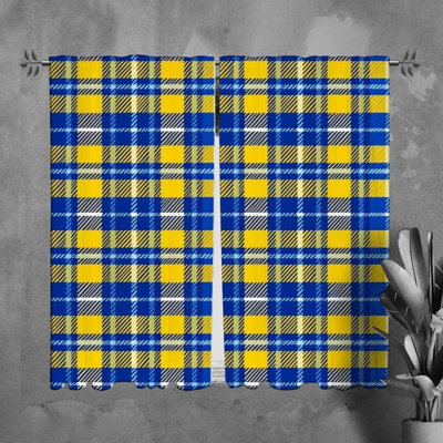 Paire de rideaux obscurcissant en polyester Zahariea