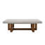 Table basse Keven, plateau en faux béton