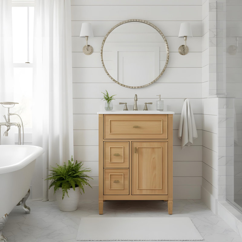 Elegant Bathroom Vanity, Wood