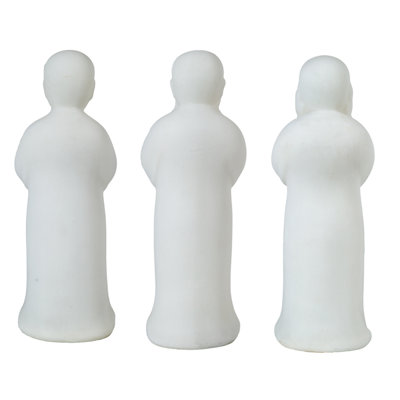 S/3 3.5X3x9.8" Standing Monks