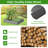 Raised Garden Bed 48X48x10'', Outdoor Wood Planter Box Over Floor, Tool-Free Assembly