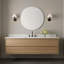 Sean Lavin Colfax Bathroom Bedroom Wall Fixture With White Linen Shade-693986400-693986404-693986403