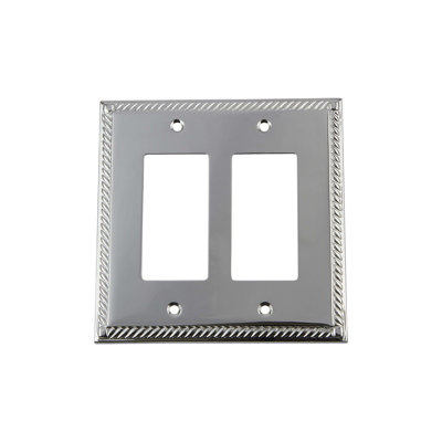 Rope 2-Gang Rocker Wall Plate