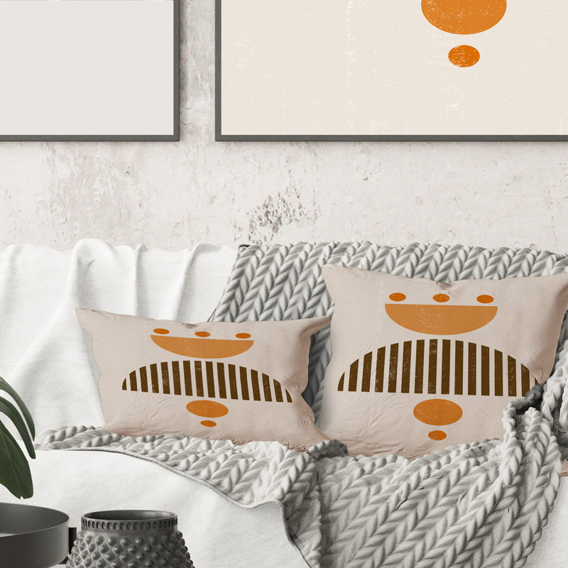 Abstract Throw Pillow