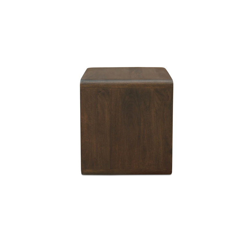 Carrie Side Table Walnut, Dark Brown