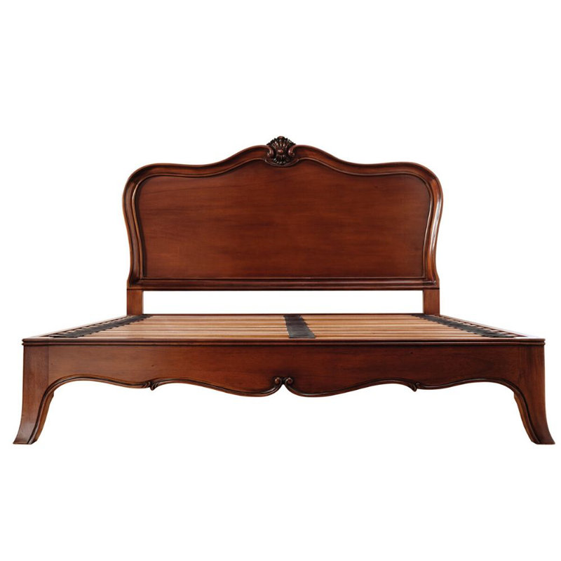 Elkmont Solid Wood Bed, Kingsize (165 x 208 cm)