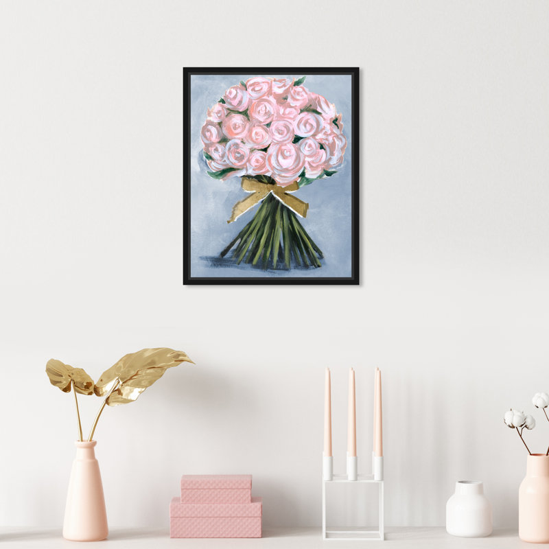 «Floral and Botanical Wonderful Spring Bouquet Florals», reproduction d'art sur toile, H 15 po x l 10 po x P 1,5 po