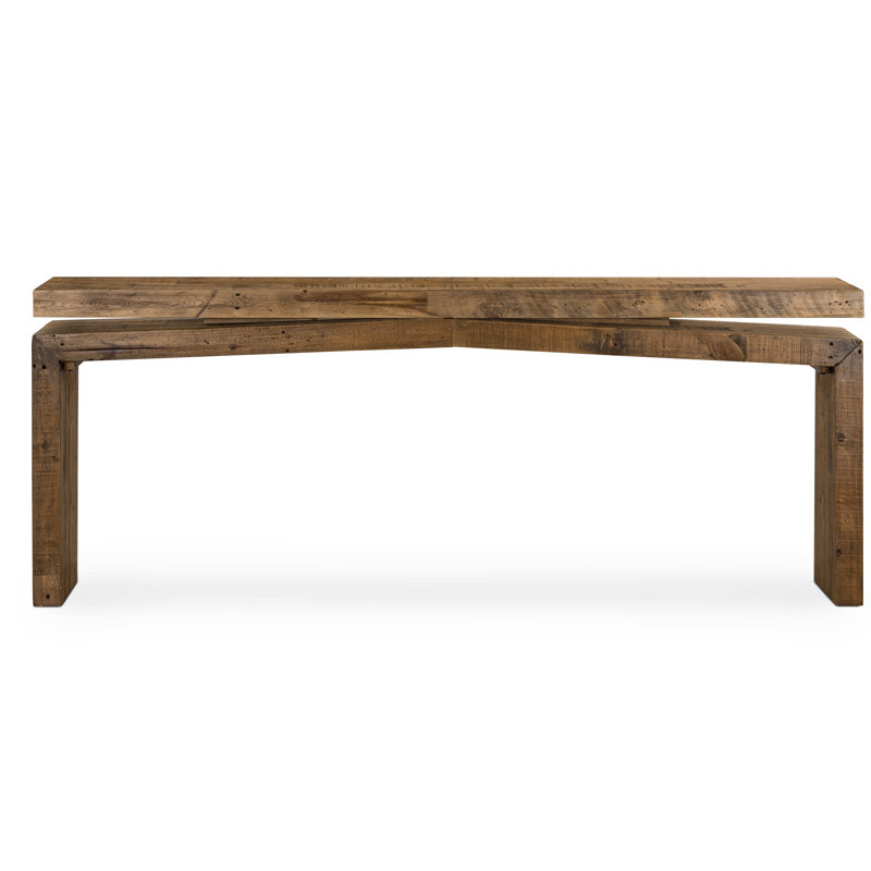 Matthes Solid Wood Console Table, Sierra Rustic Natural, 30.75" H x 60" W x 15" D