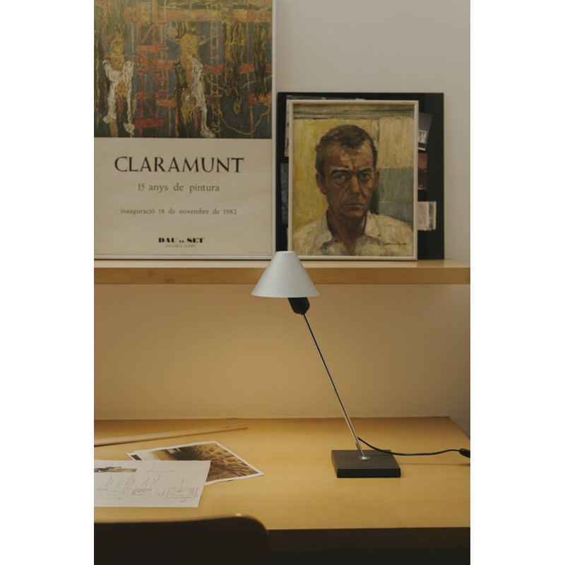 Gira Table Lamp, Anodized Aluminum