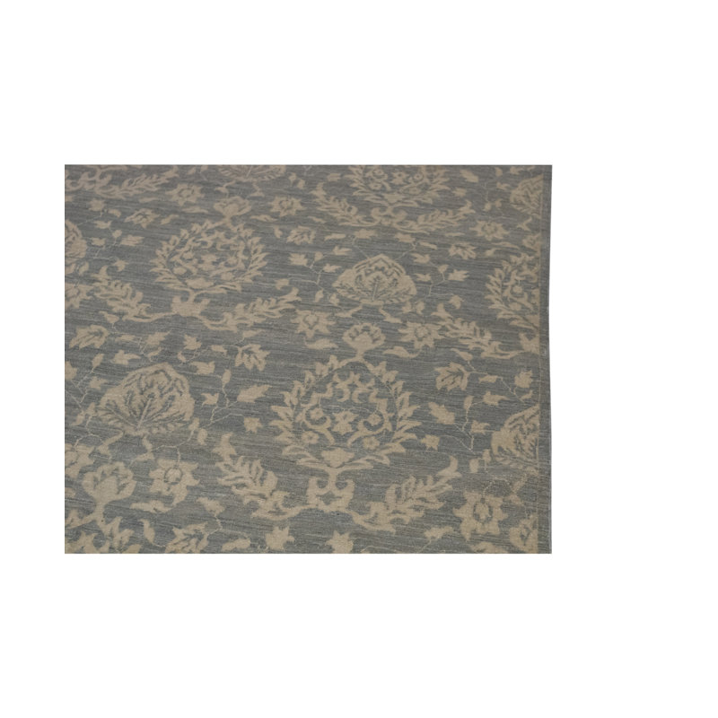 Ziegler Wool Ikat Area Rug in Gray