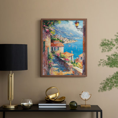 NAUTICAL Series, impression encadrée en bois massif