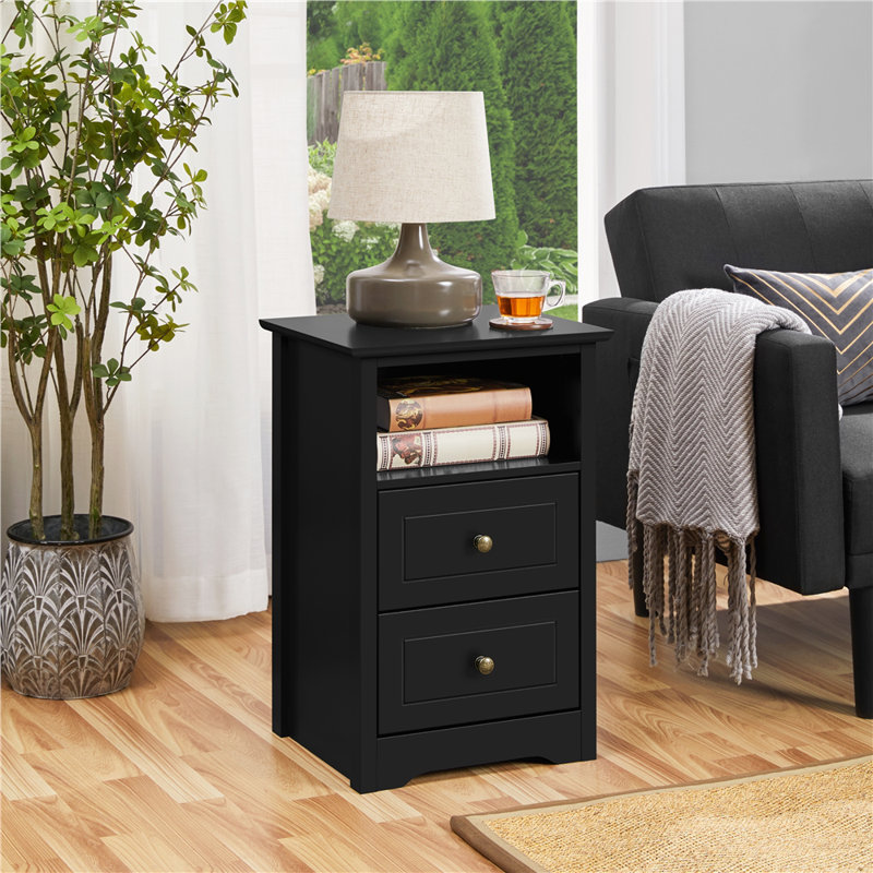 End Table, Black, 1