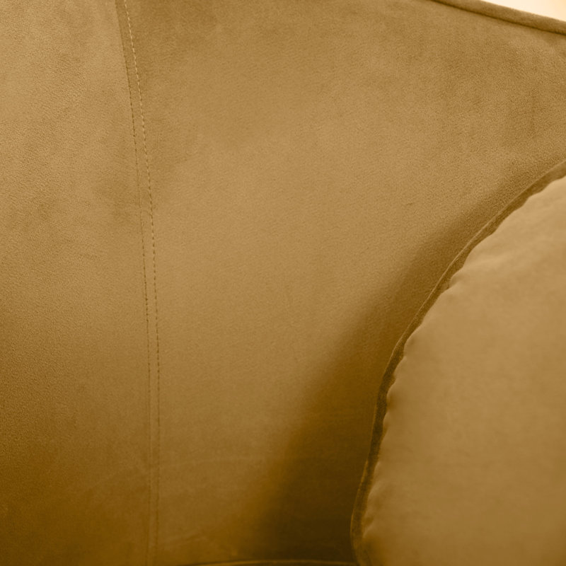 Castaneda Upholstered Armchair, Emerald Green, Gold