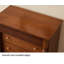 Armoire d'appoint en bois manufacturé cerisier foncé