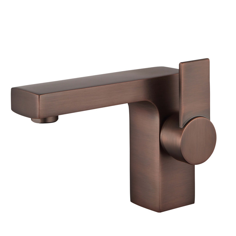 Bathroom Faucet with Drain Assembly, Brown Bronze