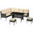 6 Piece Sectional Seating Group with Cushions