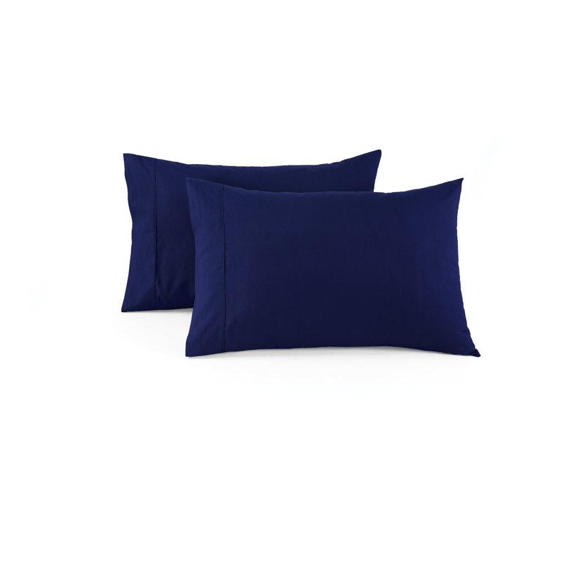 Egyptian Cotton Satin - Set of 4, Navy
