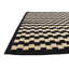 Tapis noir et blanc Orta