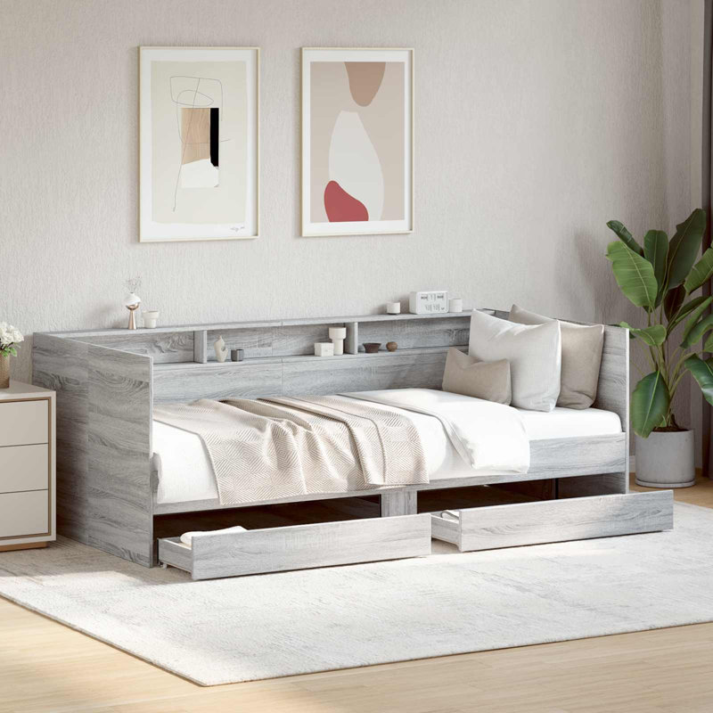 Bed, Grey Sonoma