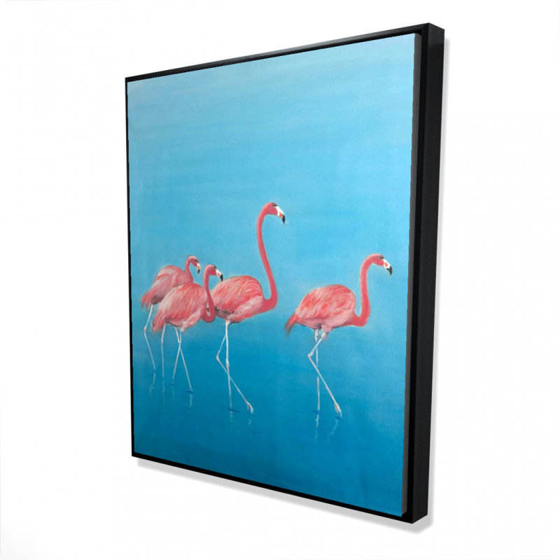" Four Flamingos "