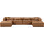 Canapé modulaire en cuir 6 pièces Vegan-94884324