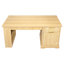 Bureau cannelé moderne de 55 po avec armoire de rangement et tiroirs-1052471993