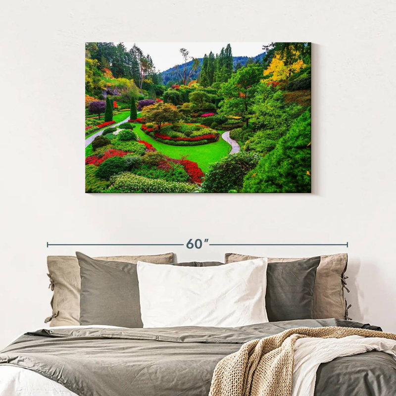 Parc Sirci Butchart Garden, H 30 po x l 45 po