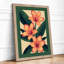 Three Orange Blooms Botanical - Print-2114770061-2114770051