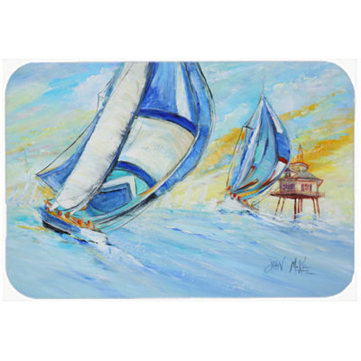 Sailboat Wood Glass Cutting Board