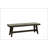 Contemporary Style 1Pc Dining Bench Grey Color Wooden Seat Dining Room Bench
