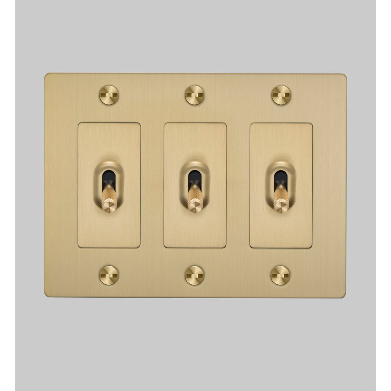 3G Toggle / Cross / Without Logo, Brass
