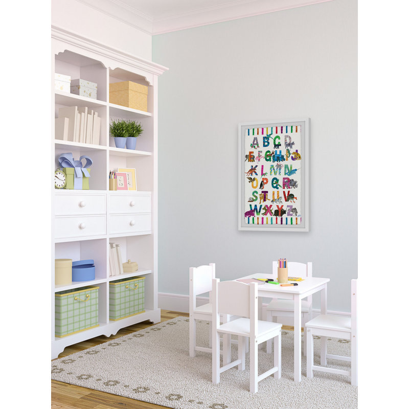 Oneal Oneal Alphabet Jungle - Single Picture Frame Print, 45cm H x 38cm W