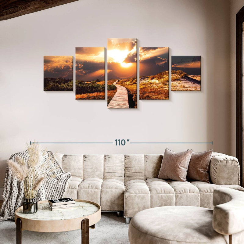 Beach Dunes Walkway, 42" H x 92" W