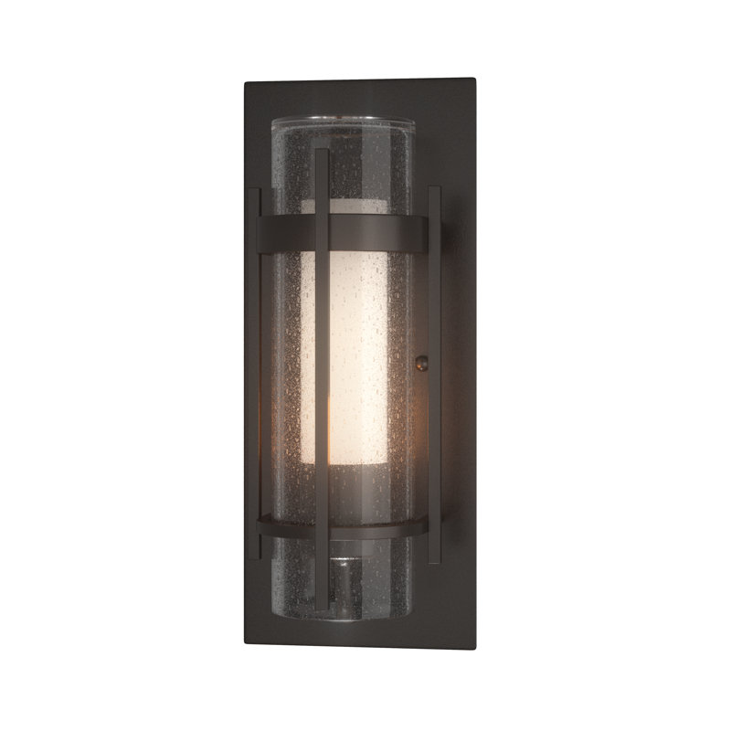 Torch Outdoor Flush Mount, 12" H x 5" W x 4.2" D, Coastal Oil Rubbed Bronze