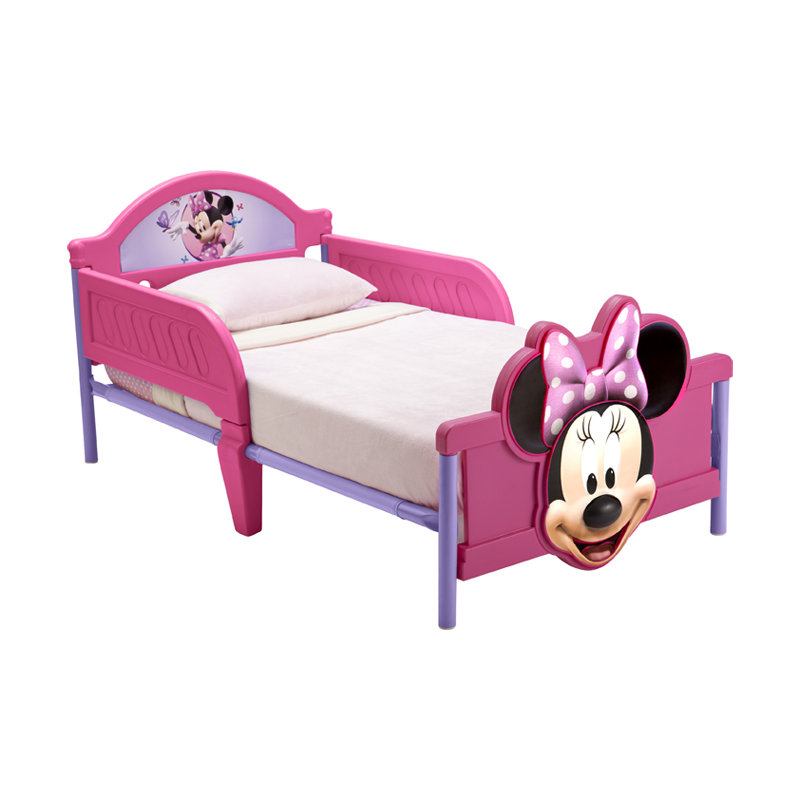 Disney Convertible Toddler Bed, 26.25" H x 30.25" W