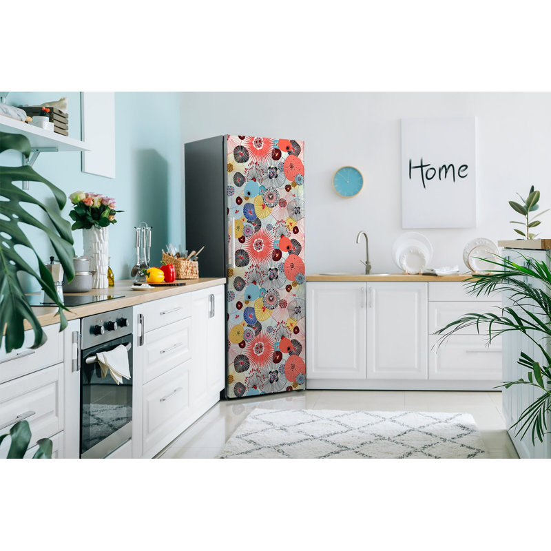 Plants & Flowers Door Decal, 205'' H x 60'' W 