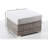 Outdoor With Cushion - Neutral Gray Tone, 5" Cushions, Zippered Covers, Rust Frame, Garden Furniture Fully Assembled Beach Modern Grey Cushion, And Stain , Commercial Grade