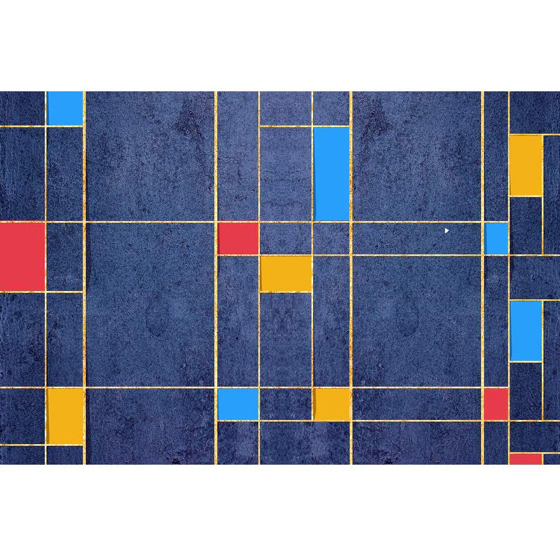 Geometric Peel & Stick Geometric Border, 100" L x 144" W