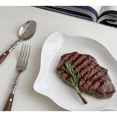 20-Piece Silverware Set for 4,Retro Stainless Steel Forks and Spoons