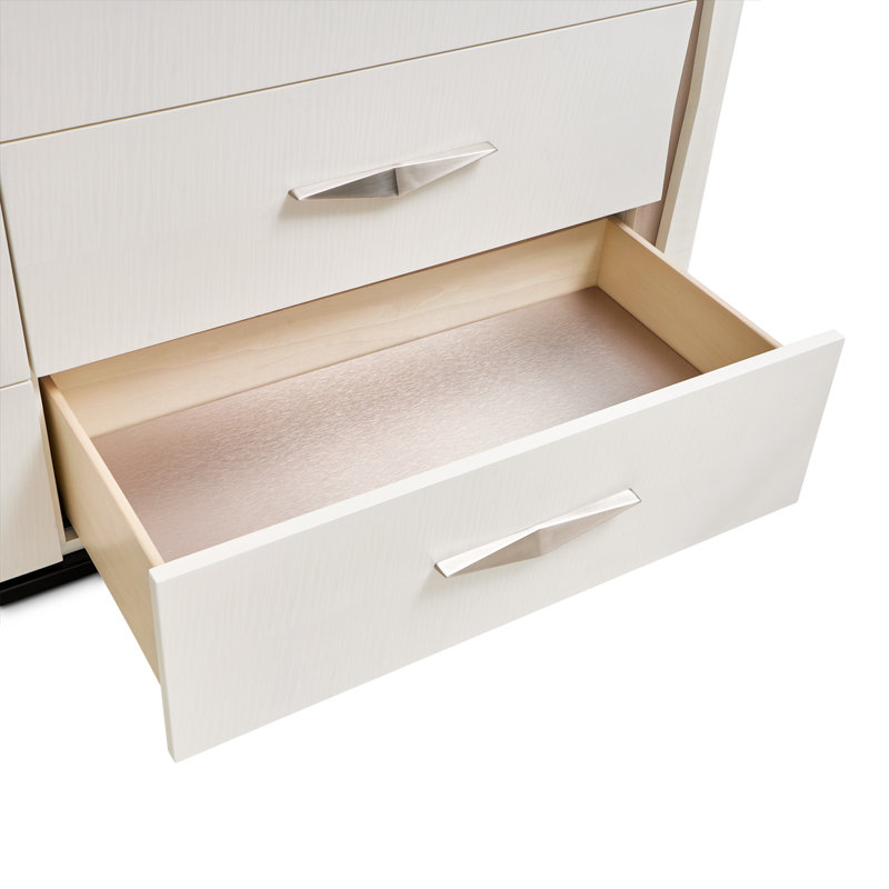 Tuxedo Dresser With Mirror - Piano Keyboard