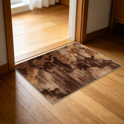Brown Cloud area rugs for Living Room, Soft and Comfortable, Suitable for all seasons, easy to maintain, machine washable Indoor floor mat, Under Table Farmhouse suitable for Bedroom, Dining Room, Study, Patio, Balcony, Home Decor